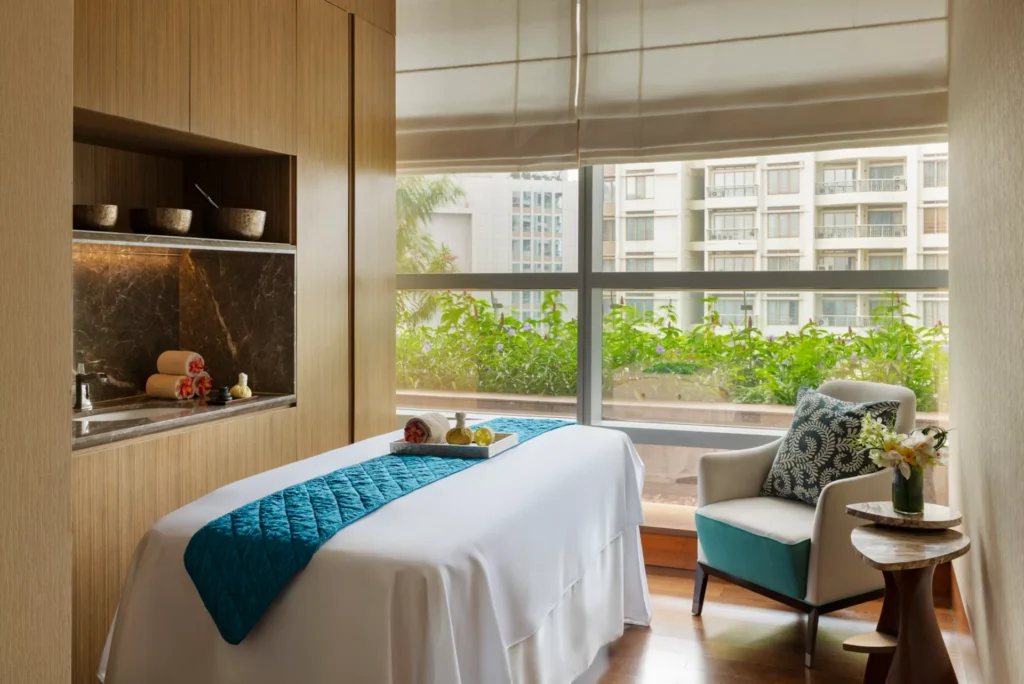 Spa mewah dengan suasana tenang untuk perawatan relaksasi dan kebugaran tubuh