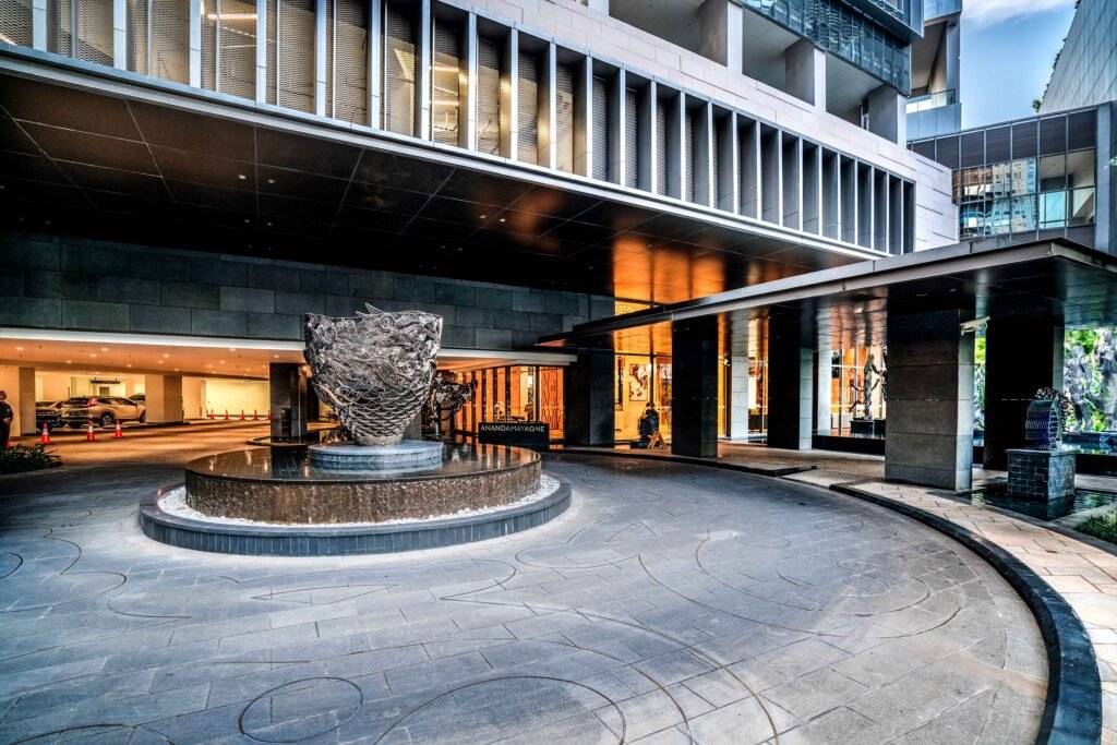 luxury and elegance apartment entrance