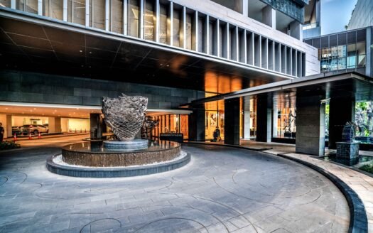 luxury and elegance apartment entrance
