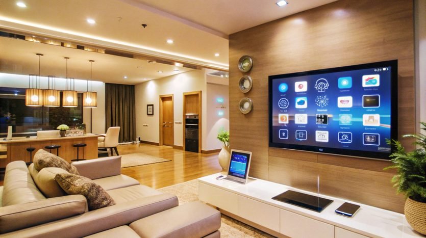 Apartemen dengan fitur smart home